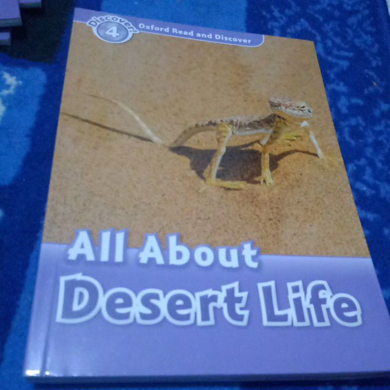 buku anak all about desert life ex perpus