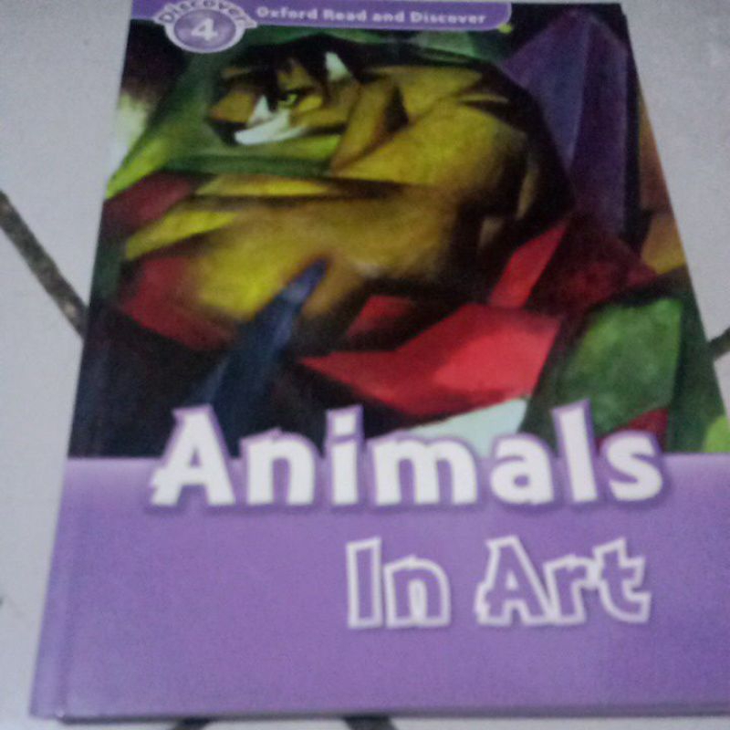 buku anak animals in art ex perpus