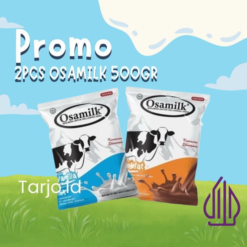 

( Lebih hemat ) 2 pcs susu osamilk 500gr (1kilo) susu penggemuk badan