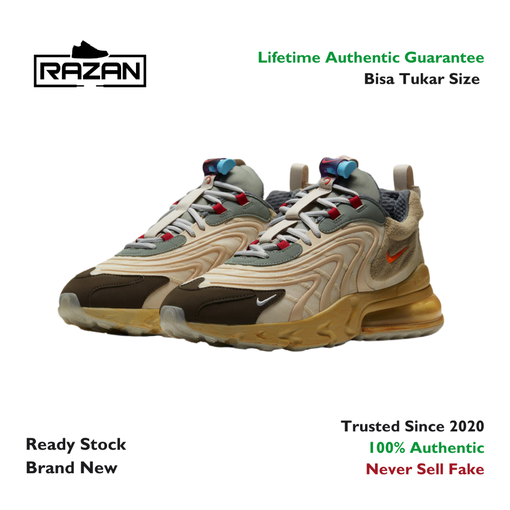 Nike Air Max 270 React ENG Travis Scott 100% Authentic Original
