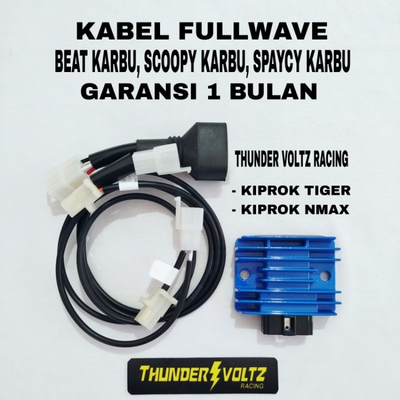 kabel fullwave kit plus sikring beat karbu Thunder voltz racing