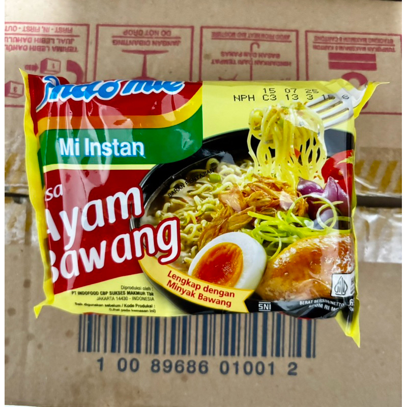 

Indomie Ayam Bawang 1 Dus isi 40 pcs / Indomie kuah ayam bawang 40 bks