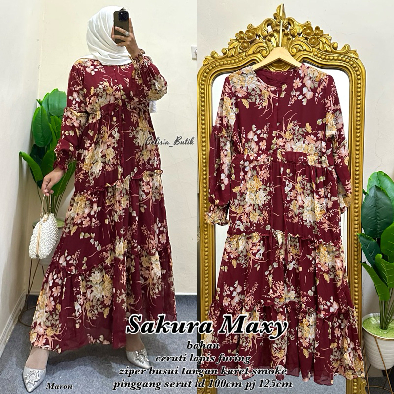 MARETA MAXY/GAMIS CERUTY PRINTING MOTIP TERBARU