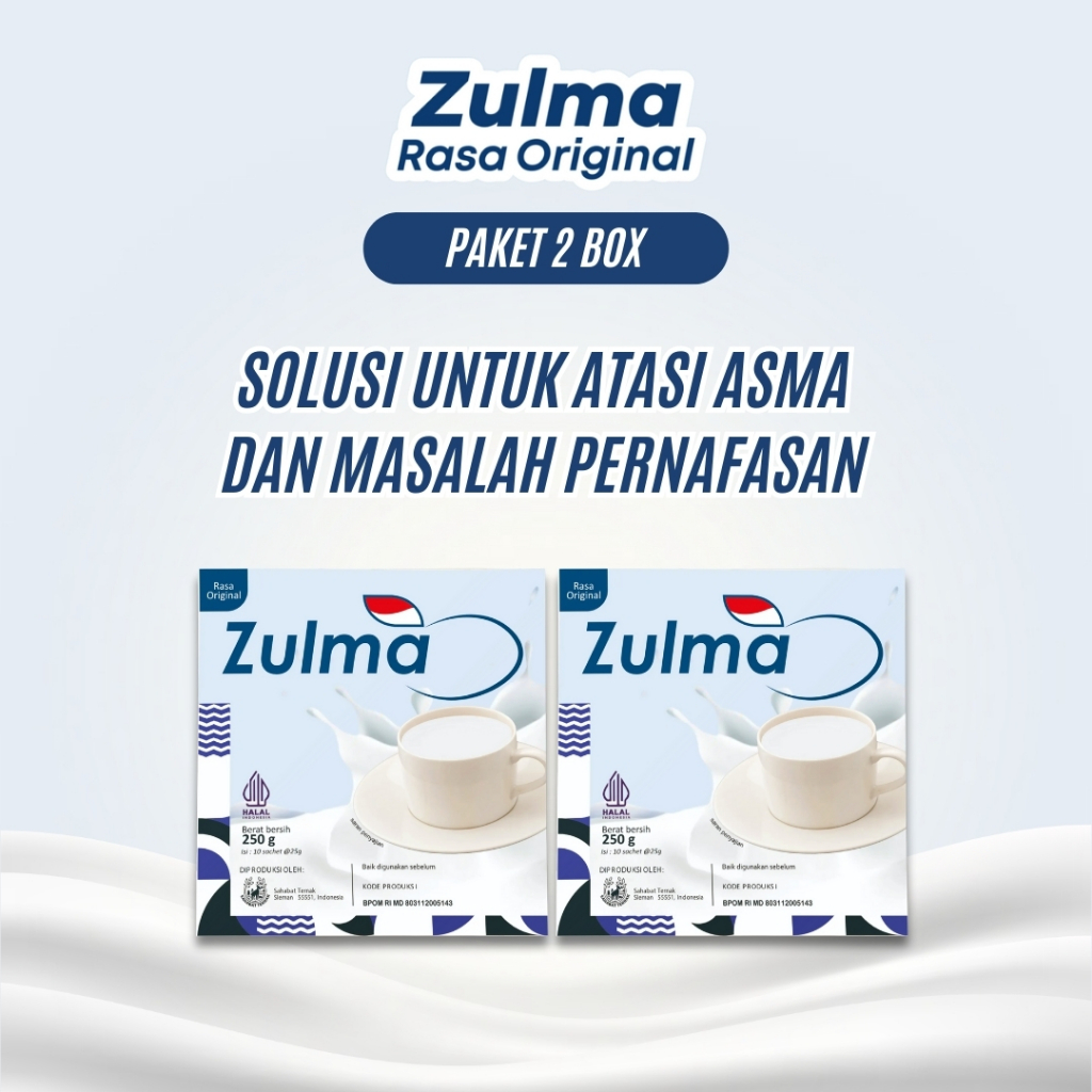 

Zulma Paket 2 Box - Susu Kambing Etawa Atasi Asma Dan Masalah Pernafasan