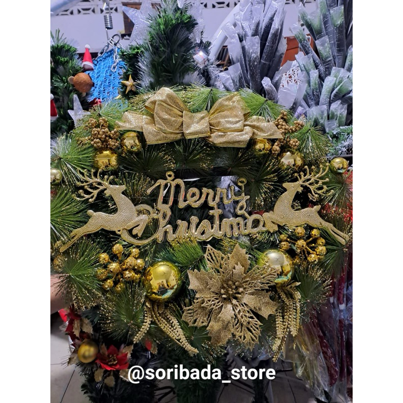 Hiasan Pintu | Hiasan Pintu Premium | Hiasan Pintu Edisi Natal | Hiasan Natal | Dekorasi Natal | Per