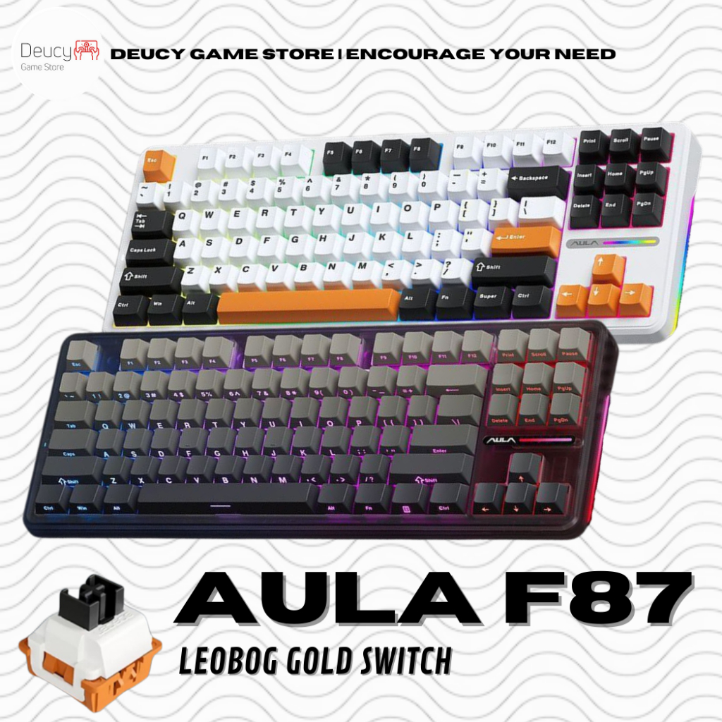 Aula F87 Gasket Mount Wireless Triple Connection Mechanical Keyboard