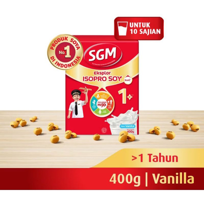 

SGM Eksplor ISOPRO SOY 1+ Vanila | Madu Susu Pertumbuhan 400g 1Box