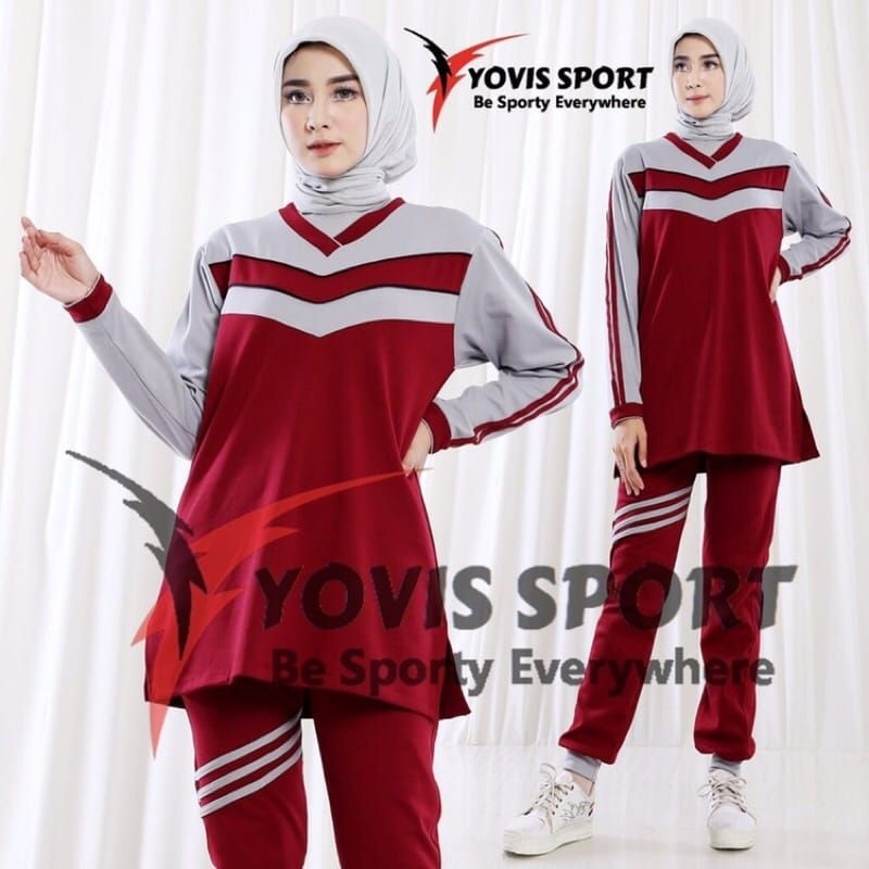 Setelan Olahraga Wanita JOGER Yovis Sport Ok