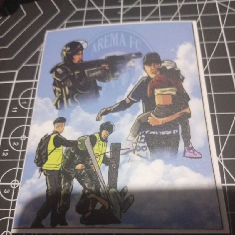 

STIKER PRINTING GAS AIR MATA AREMANIA