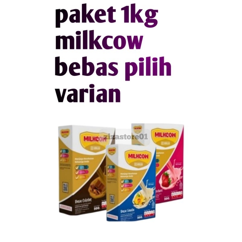 

PAKET BUNDLING 1KG SUSU MILKCOW GEMUK AMPUH BEBAS PILIH VARIAN