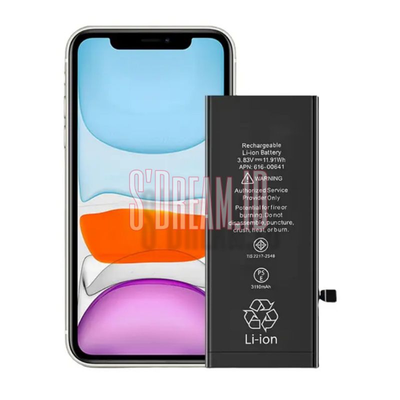 Batre iPhone XR - Baterai Kompatibel - Battery