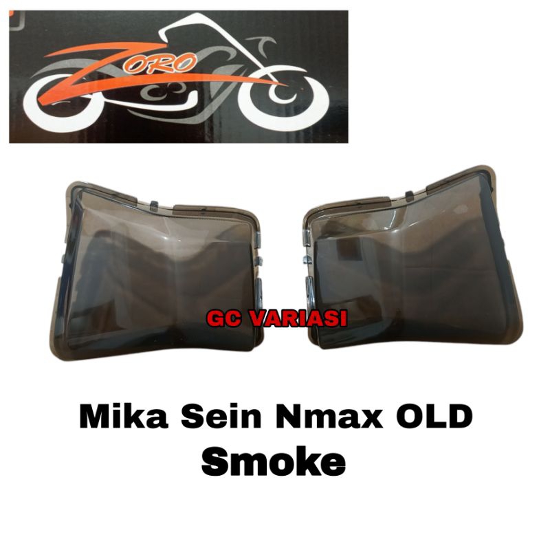 Kaca Mika Smoke Tutup Lampu Sen Yamaha Motor Nmax Lama Tahun 2015-2019/Cover Mika Sein Depan Smoke Y