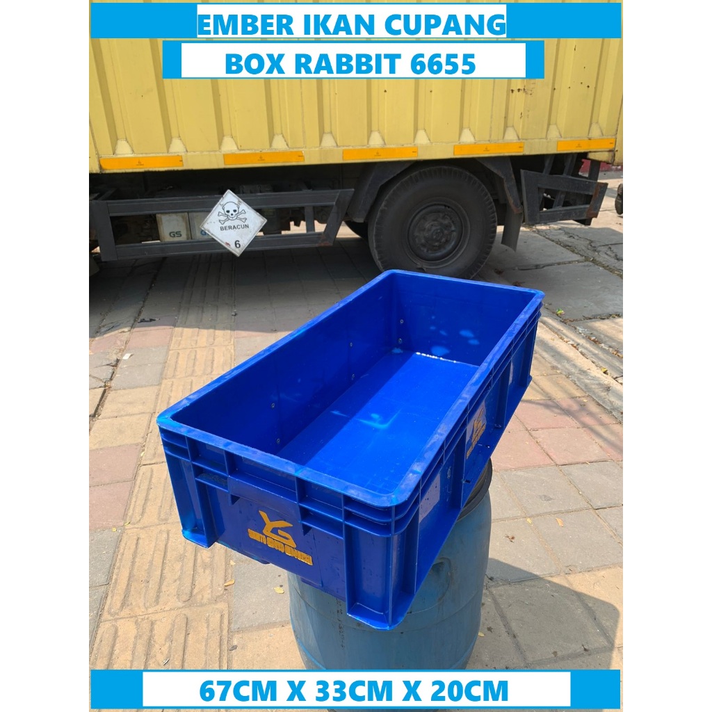 Box Plastik Container Magot Box Ikan / kura kura / Box Rabbit 6655 bekas