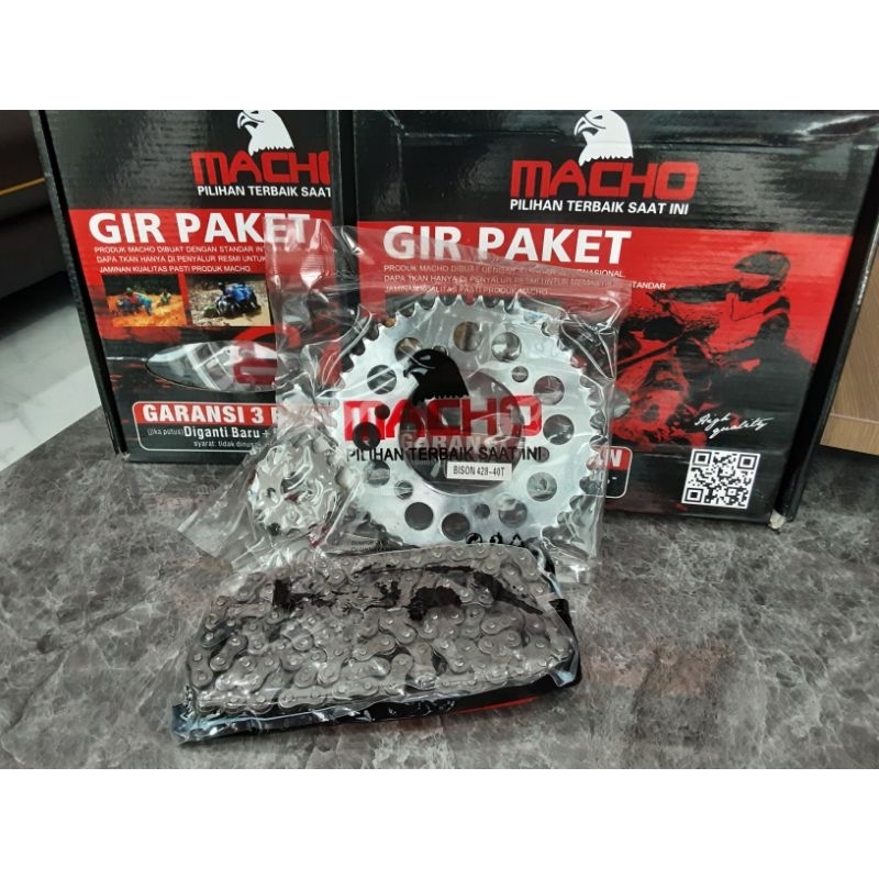 Gear Set / Gir Paket Motor Byson 40T Macho