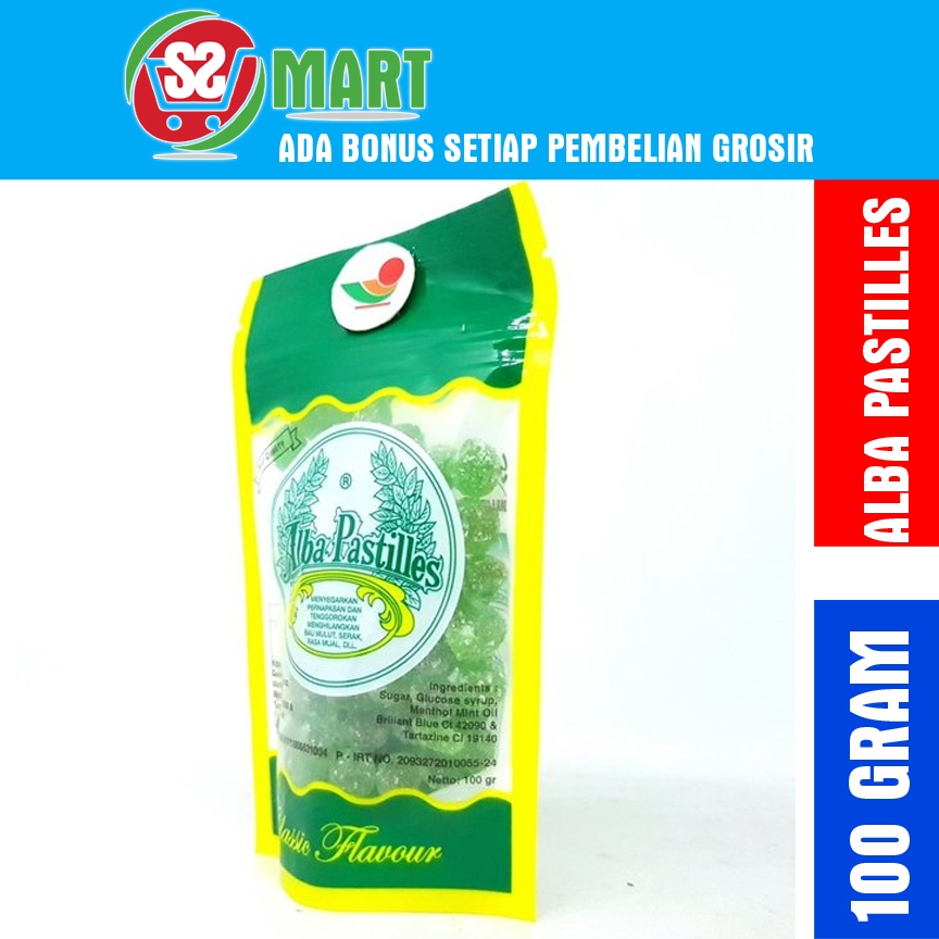 

Permen Alba Pastilles 100g | permen kayu putih