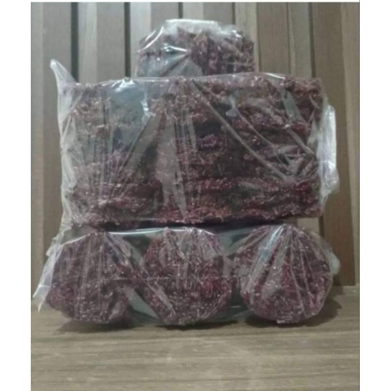 Rengginang kering ungu lorjuk