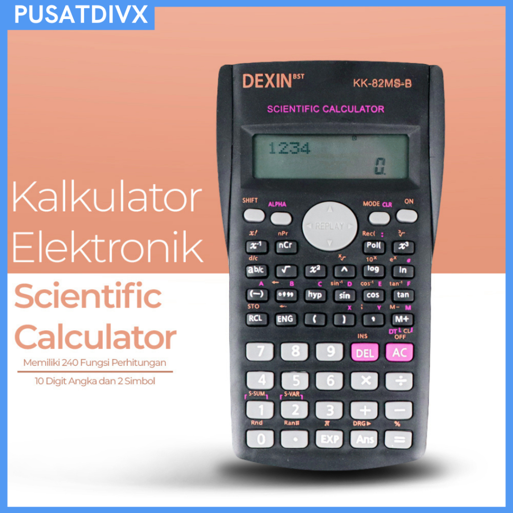 

SANJI DEXIN KALKULATOR ELEKTRONIK SCIENTIFIC CALCULATOR