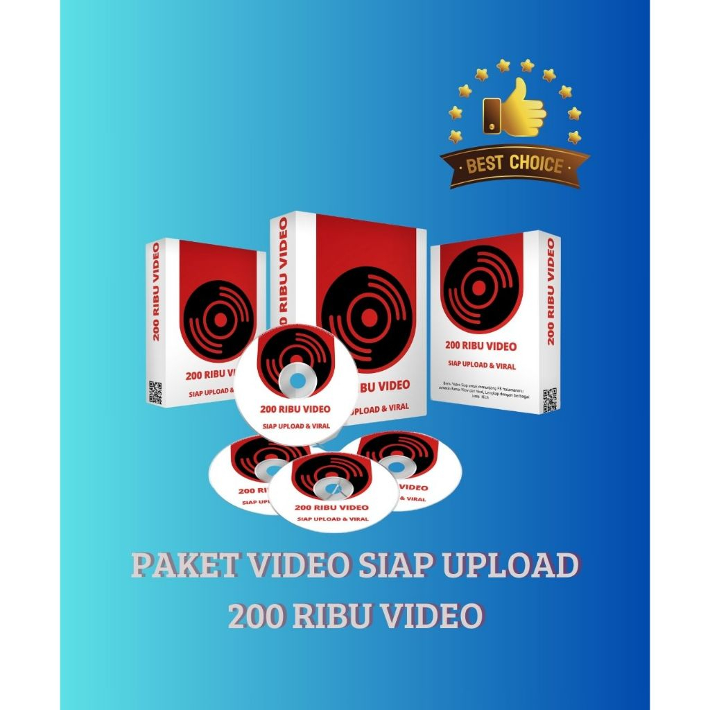 200ribu paket video siap upload auto viral