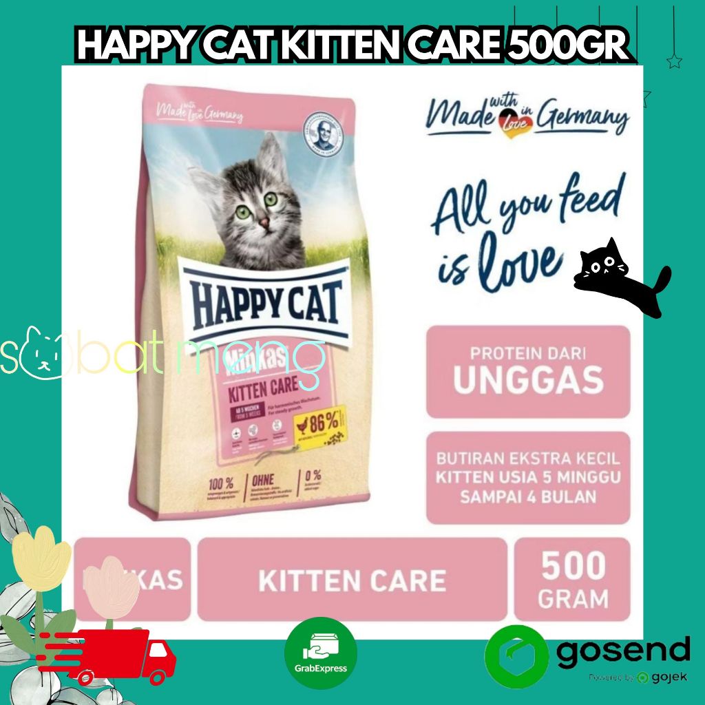 HAPPY CAT MINKAS KITTEN CARE 500g | HAPPY CAT KITTEN DRY FOOD