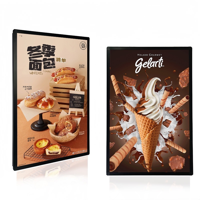 

LED light box Gaya terpasang di dinding led display / papan menu LED / papan menu cafe / led menu display