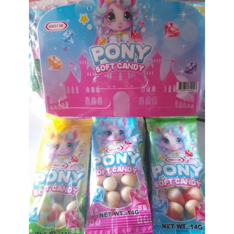 

permen lunak PONY SOFT CANDY rasa buah isi 30 pcs