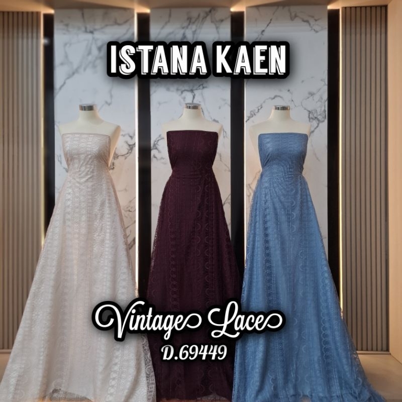 Vintage Lace Meteran | Vintage Lace | Santili Meteran | Brukat Santili -ISTANAKAEN