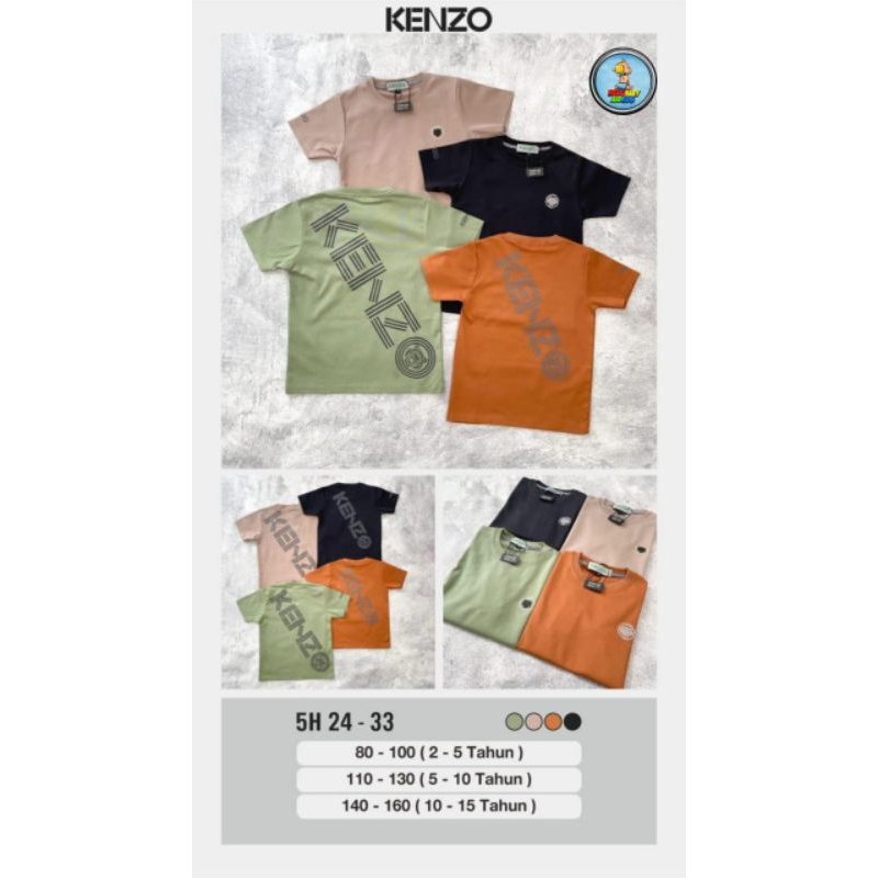 Kaos Polo Import Kenzo Anak/Kaos Kenzo