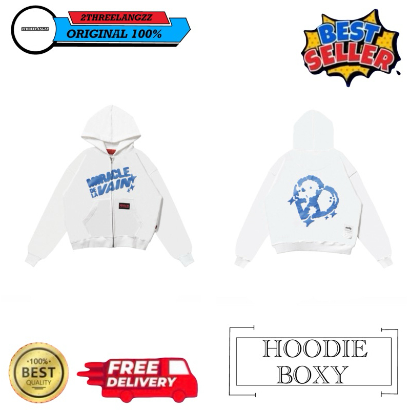 [ORIGINAL 100% MURAH] Chambre DE LA VAIN X MIRACLE ZIPPER WHITE