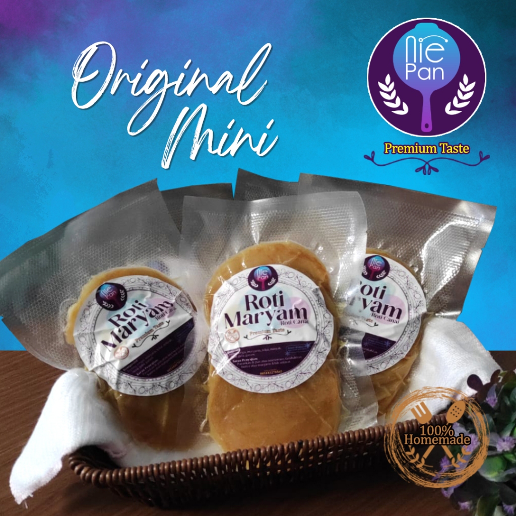 

Roti Maryam, Roti Canai - ORIGINAL Mini - Isi 5pcs - Nie Pan [PO]