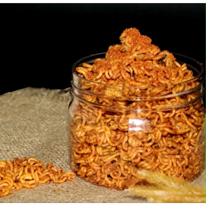 

Makaroni Mie Kering Pedes Manis Asin Ukuran Pouch Klip