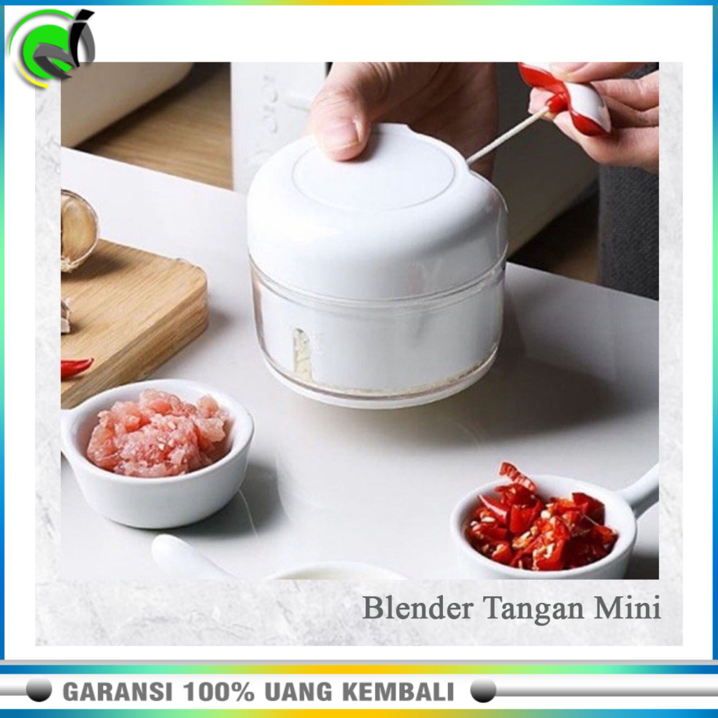 Blender Tangan Mini Speedy Chopper Tarik Penghancur Gilingan Daging Bumbu Choper BLENDER CAPSULE TB1