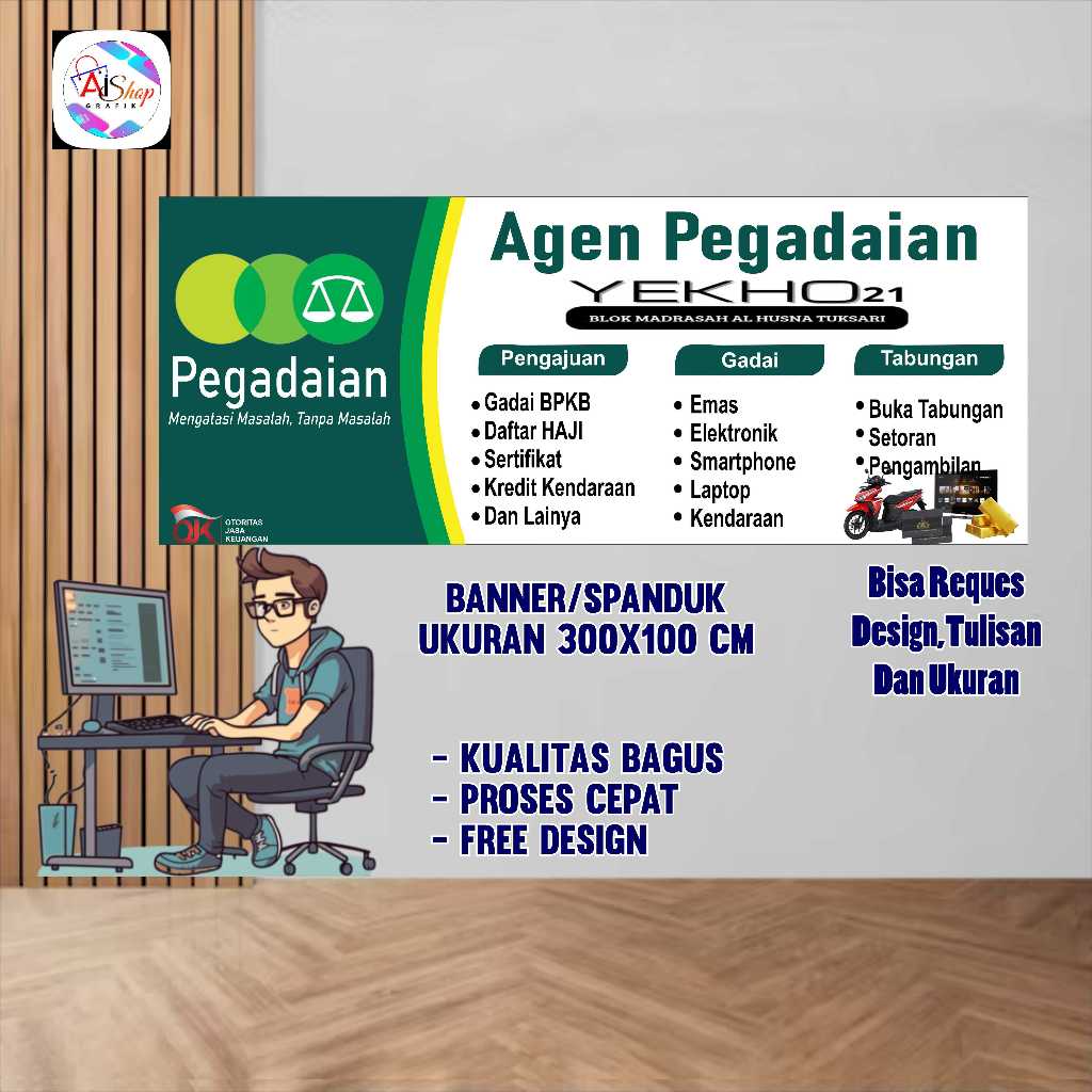spanduk banner agen pegadaian
