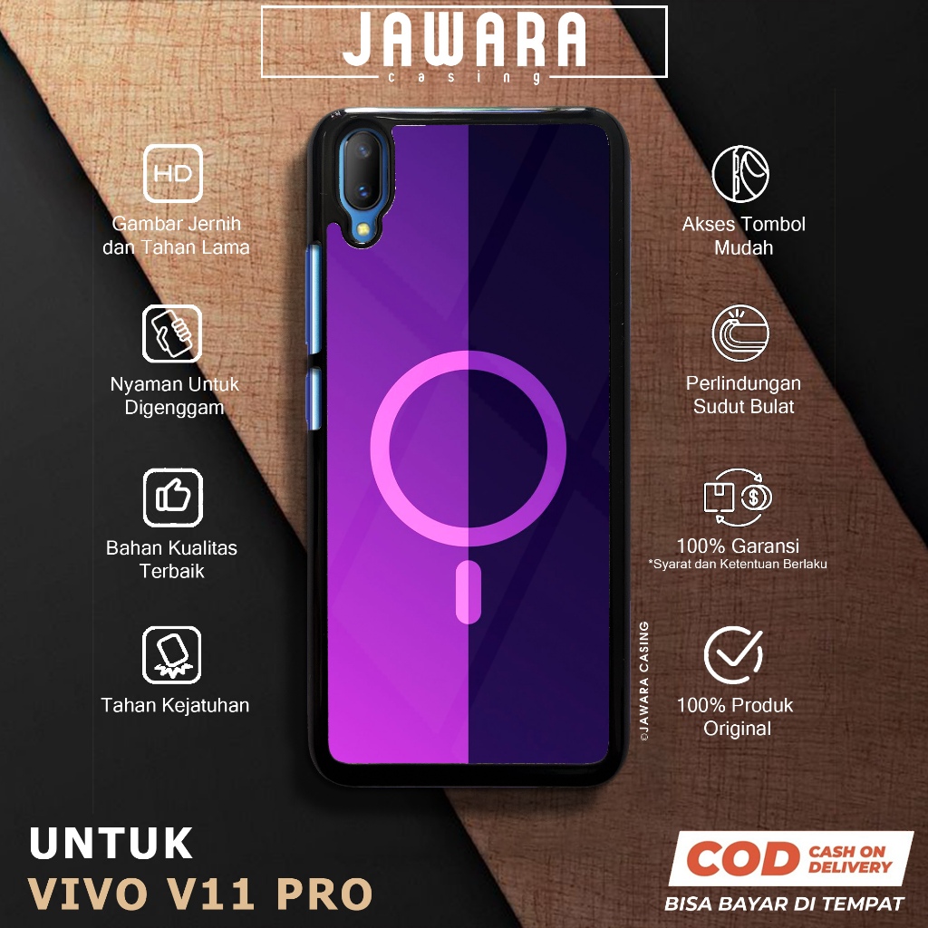 Case Vivo V11 Pro Casing Vivo V11 Pro [MAGS] Premium Case Glossy Case Hp Vivo Jawara Casing Hp Vivo 