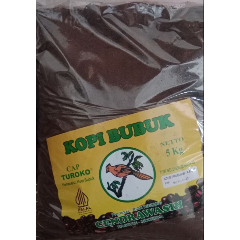 

Kopi bubuk kemasan 5kg , kwalitas super