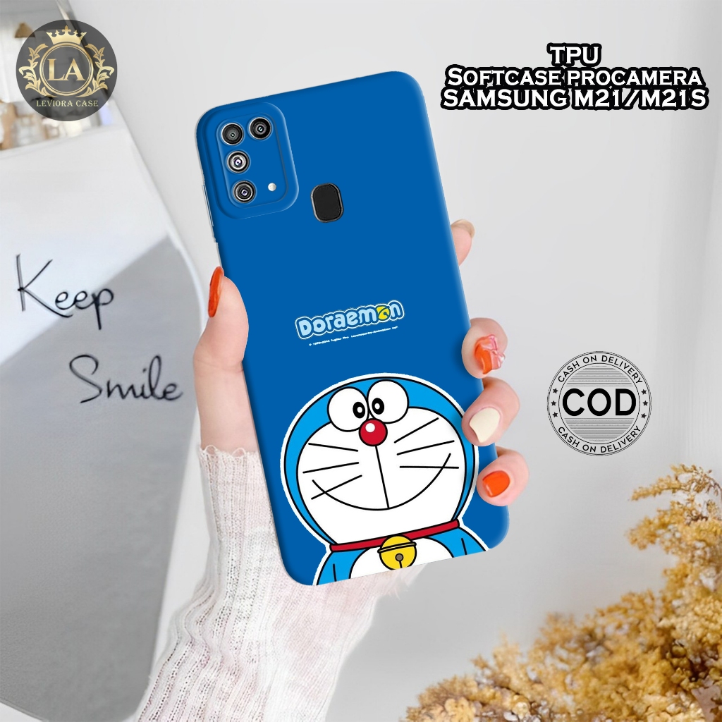 Case Samsung M21 / M21s Terbaru - Leviora Case - Fashion Case Doraemon - Softcase Samsung M21 / M21s