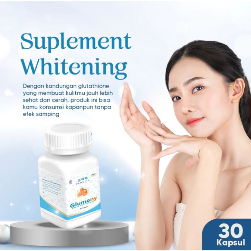 GLUMONY PEMUTIH WAJAH DAN BADAN (KAPSUL WHITENING)