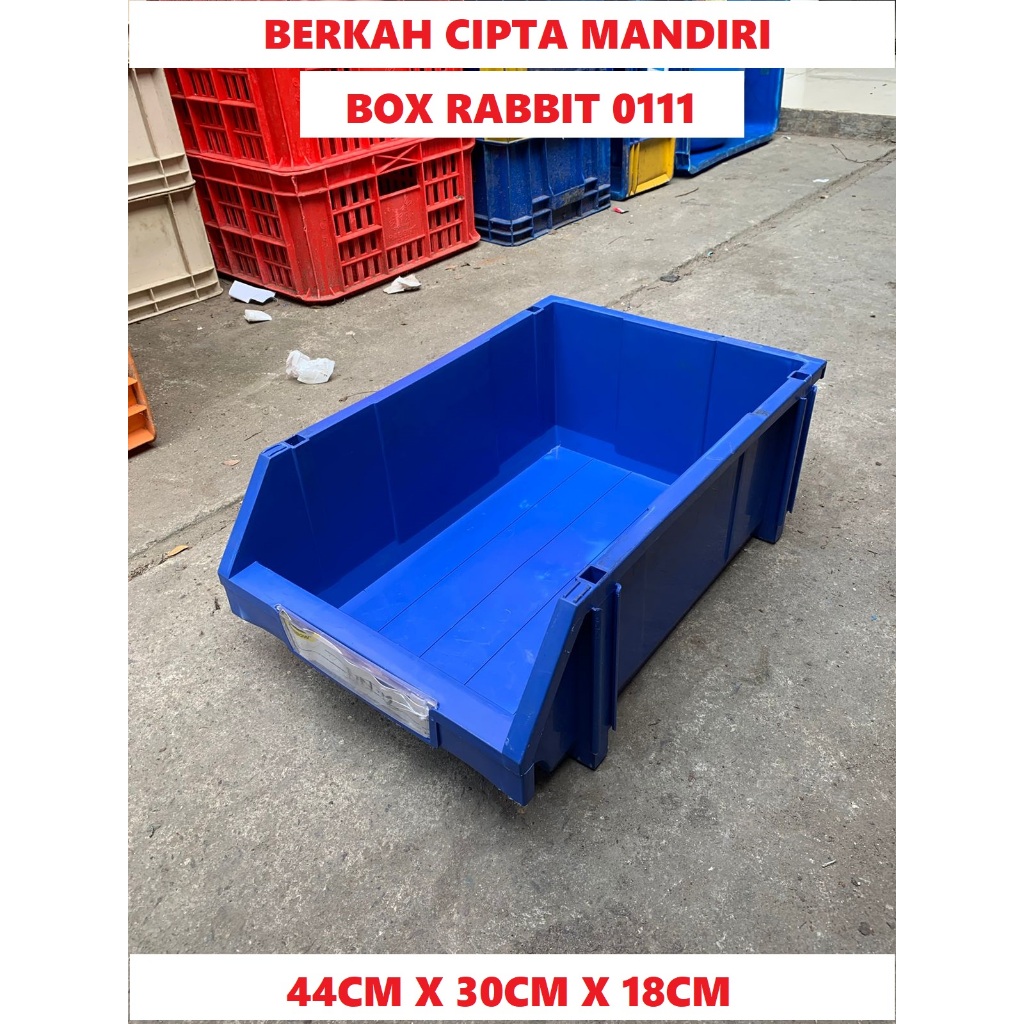 box rabbit wadah tempat sperpart box rabbit container plastik box tipe 0111