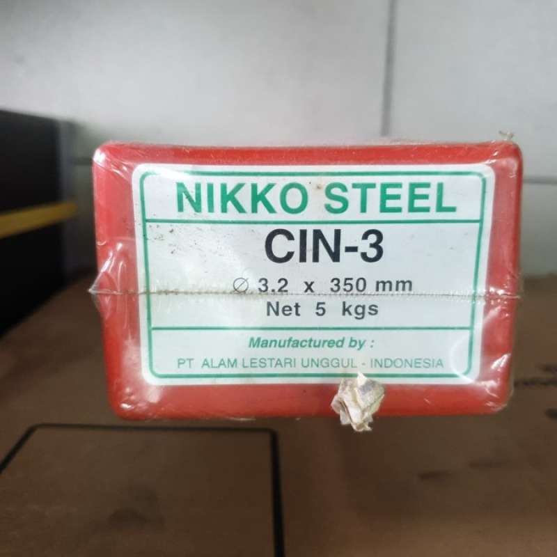 Kawat las hancuran CIN 3 3.2mm Nikko Steel/Kawat las Nikko Steel CIN 3 3.2mm