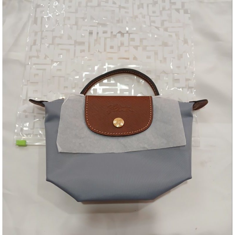 Longchamp mini pliage steel