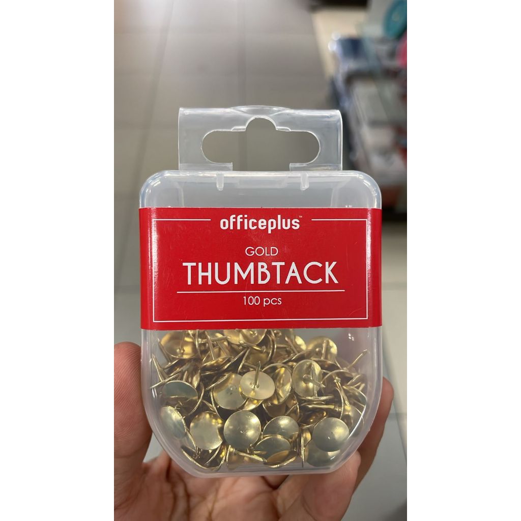 

Gramedia - OFFICE-P THUMBTACK GOLD 100PCS OP-TT100GD
