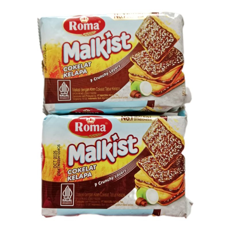 

Roma Malkist Cokelat Kelapa