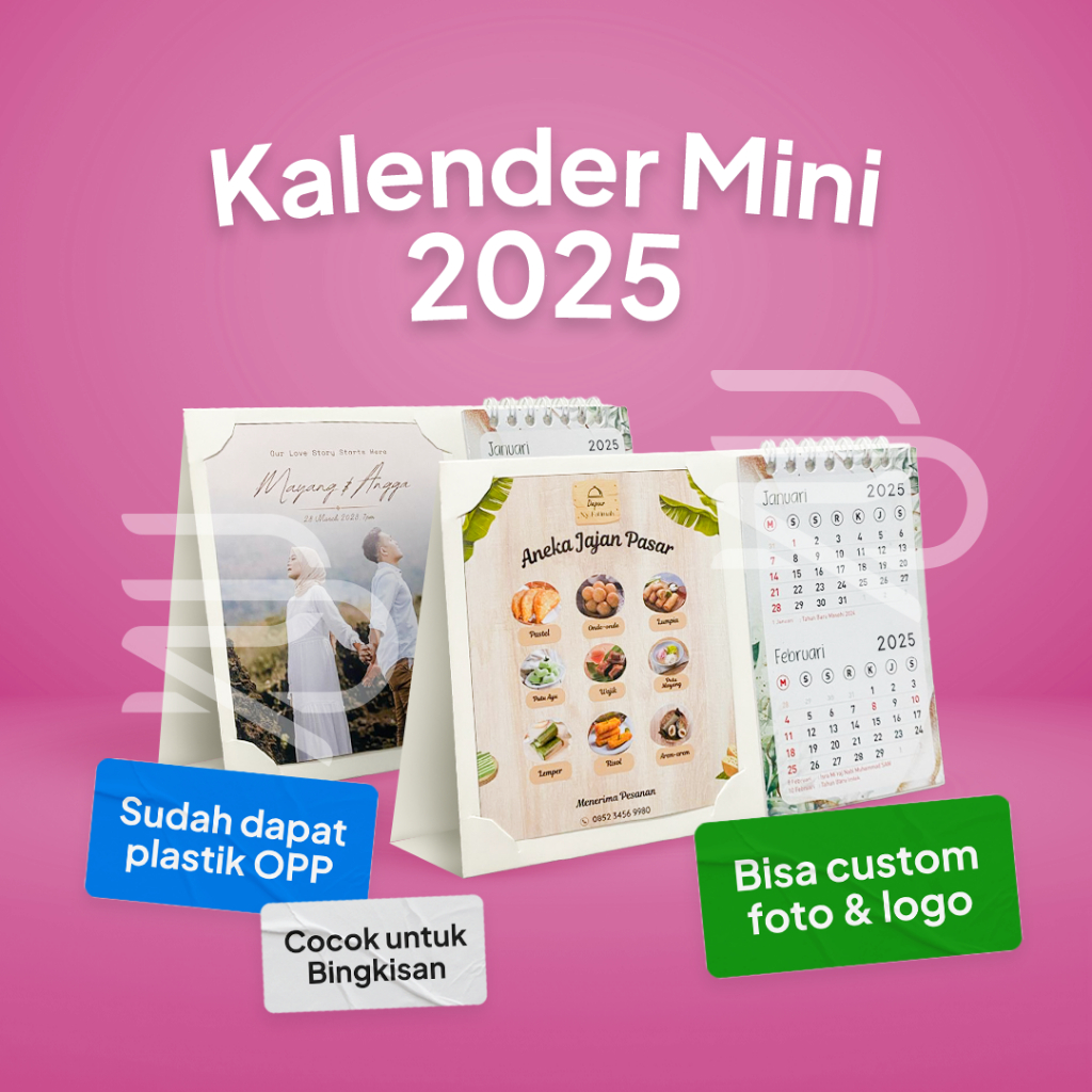 

Kalender 2025 Mini (Bisa Pasang Foto Sendiri) - Kalender Mini Custom - Kalender 2025 Meja