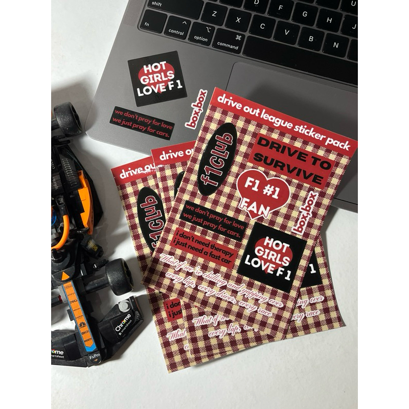

(Ready stock) F1 Sticker Packs Drive Out League
