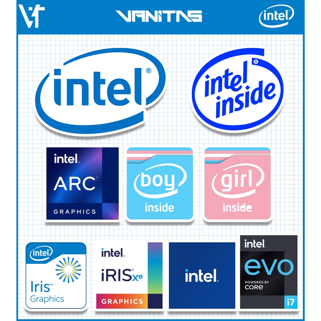 

Stiker/Sticker | Logo Intel | Sticker HP Aesthetic