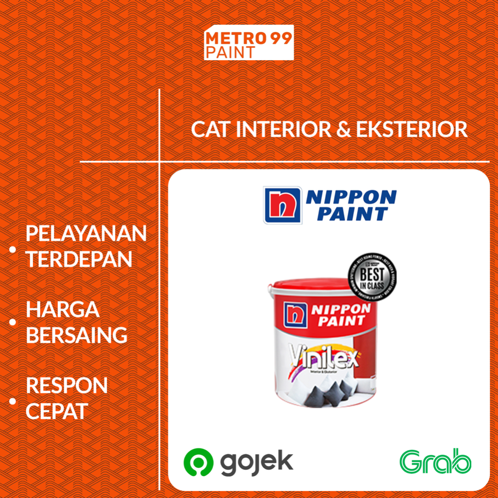 Cat Tembok Interior / Eksterior Nippon Paint Vinilex 1 kg
