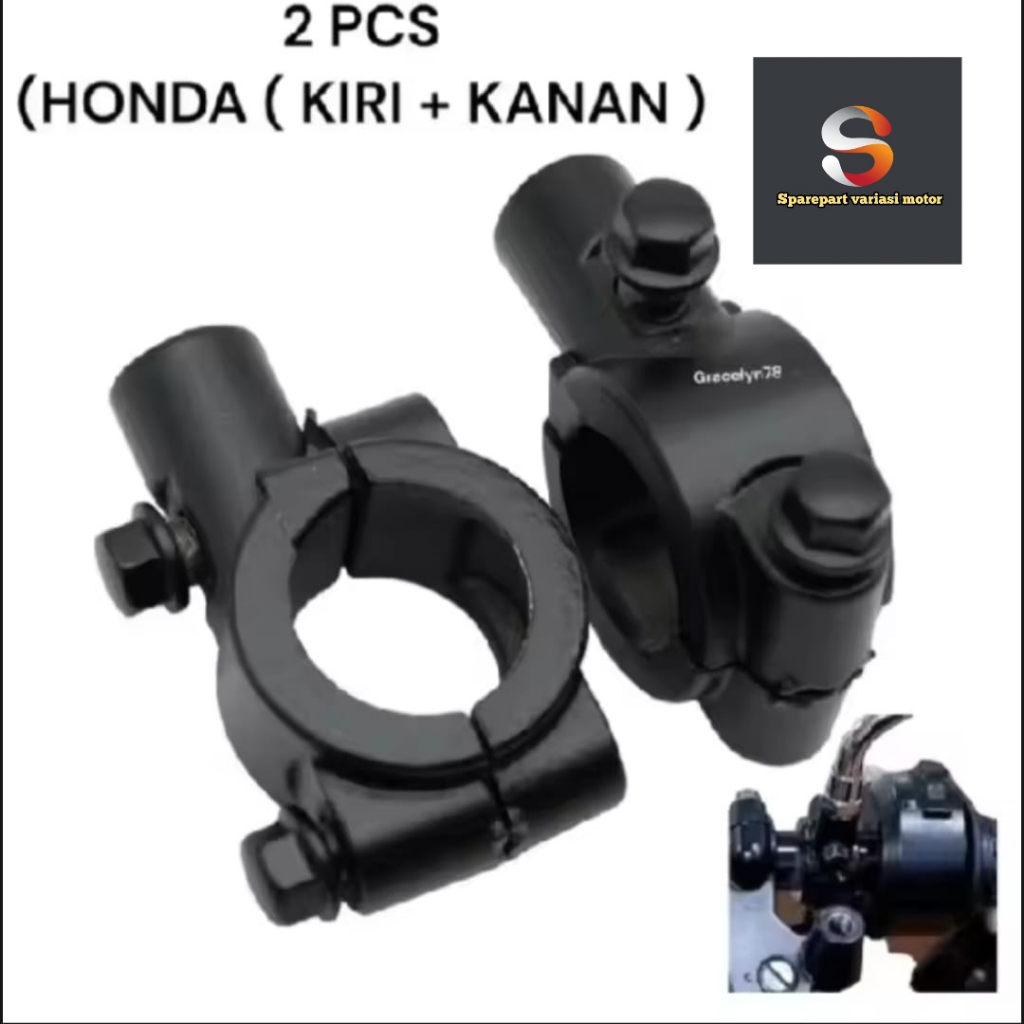 brteket spion dudukan spion drat 14 honda kiri kanan