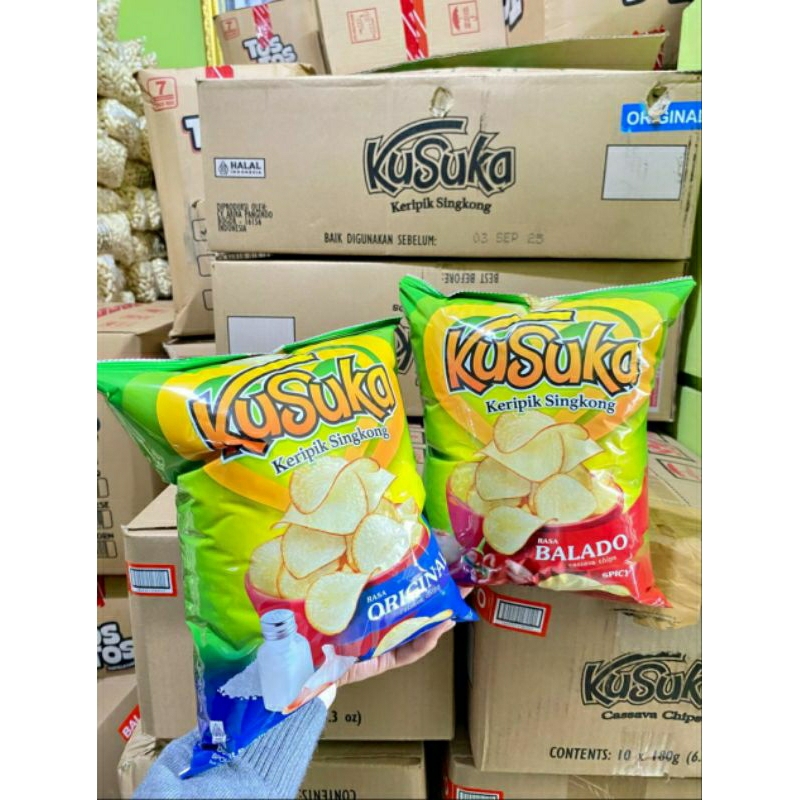 

Keripik kusuka ukuran jumbo 180 gr