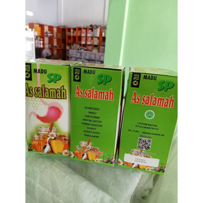 as Salamah sp, as Salamah pencernaan/ madu untuk pencernaan