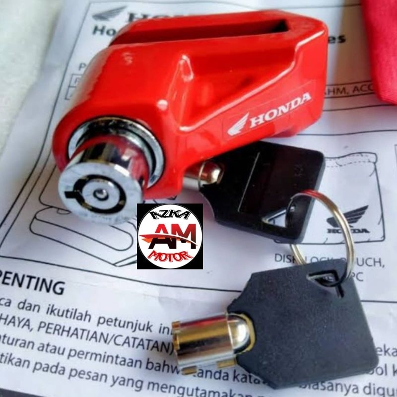 Kunci gembok AHM HONDA/kunci ganda anti maling