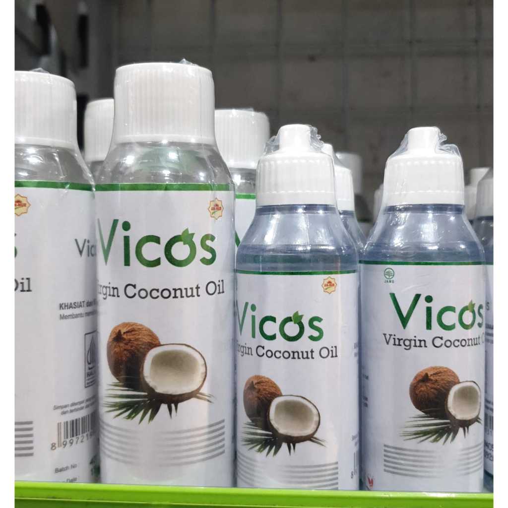 

Vicos Virgin Coconut Oil 60ML 100ML Minyak Kelapa Murni Menurunkan Berat Badan